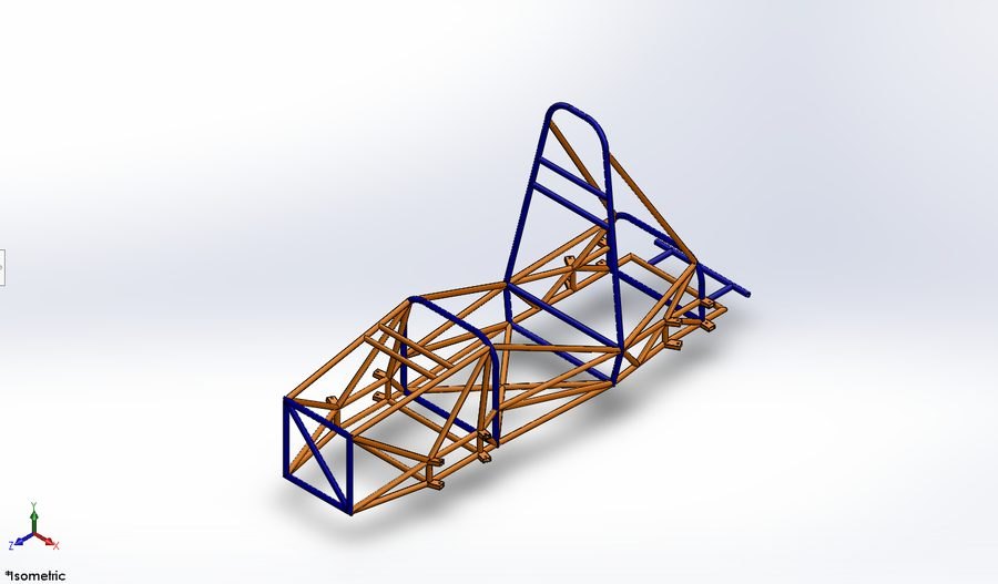 Space frame · isometric view