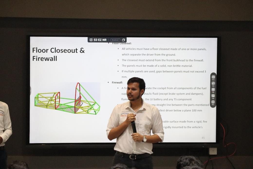 SUPRA technical inspector presenting firewall rules